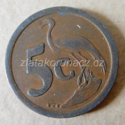 Afrika jižní - 5 cent 1993