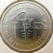 Afrika západní - 1 franc 1973
