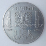 Albánie - 1 lek 1939 R