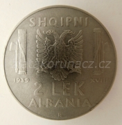 Albánie - 2 lek 1939 R