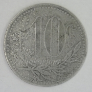Alžír - 10 centimes 1919 - městská ražba Chambre de Commerce