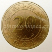 Alžírsko - 20 centimes 1987