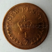 Anglie - 1/2 New Penny 1976 