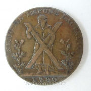 Anglie - Skotsko - 1/2 penny 1790