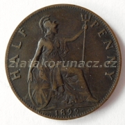 Anglie - 1/2 penny 1899