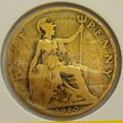 Anglie - 1/2 Penny 1910