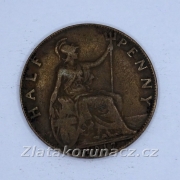 Anglie - 1/2 penny 1917