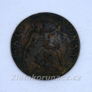 Anglie - 1/2 penny 1918