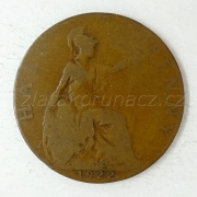 Anglie - 1/2 penny 1922