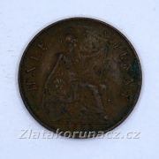 Anglie - 1/2 penny 1928