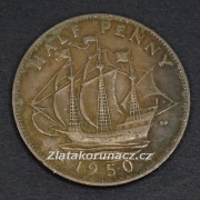 Anglie - 1/2  penny 1950