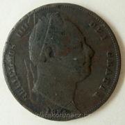 Anglie - 1 farthing 1834