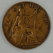 Anglie - 1 Farthing 1900