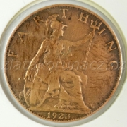 Anglie - 1 Farthing 1923