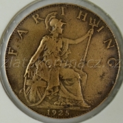 Anglie - 1 Farthing 1925