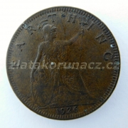 Anglie - 1 Farthing 1926