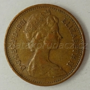 Anglie  - 1 New Penny 1981
