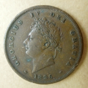 Anglie - 1 penny 1826