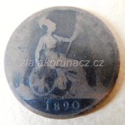 Anglie - 1 Penny 1890