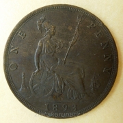 Anglie - 1 Penny 1893