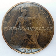 Anglie - 1 Penny 1897