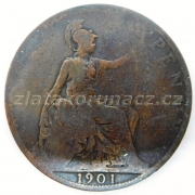 Anglie - 1 penny 1901