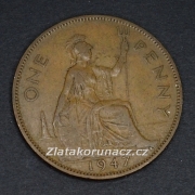 Anglie - 1 penny 1947