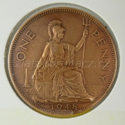 Anglie - 1 penny 1948