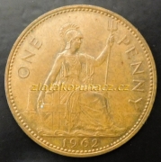 Anglie - 1 penny 1962 