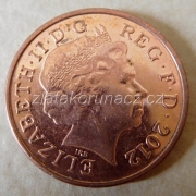 Anglie - 1 penny 2012