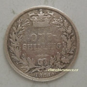 Anglie - 1 Schilling 1871