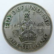 Anglie - 1 shilling 1948 skotská ražba