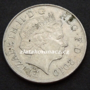 Anglie - 10 Pence 2010