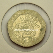 Anglie - 20 Pence 1997