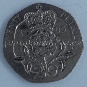 Anglie - 20 Pence 2005