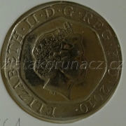 Anglie - 20 Pence 2010
