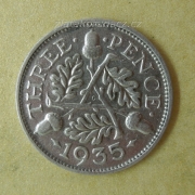 Anglie - 3 pence 1935