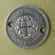Anglie - 3 pence 1937