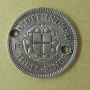 Anglie - 3 pence 1938