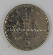 Anglie - 5 pence 2004