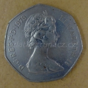 Anglie - 50 New Pence 1979