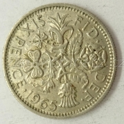 Anglie - 6 pence 1965 