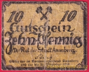 Annaberg - 10 pfennig - 1919