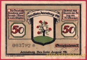Annaburg - 50 pfennig - 1921