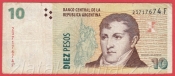 Argentina - 10 Pesos 1998-2003