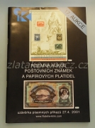 Aukční katalog - 17. aukce - Filatelie Klim 