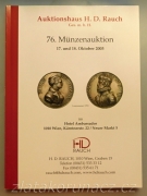 Aukční katalog H.D. Rauch - Aukce mincí 76