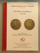 Aukční katalog H.D. Rauch - Aukce mincí 78
