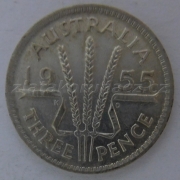 Austrálie - 3 pence 1955