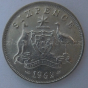 Austrálie - 6 pence 1962